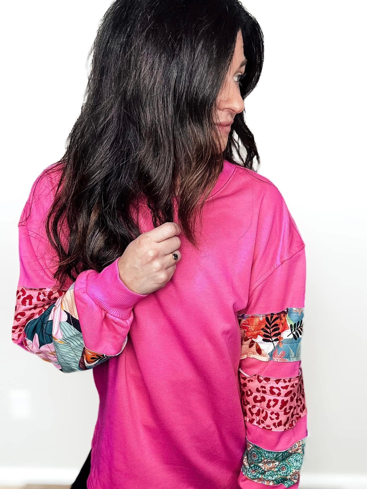 PREORDER: Bright and Bold Patchwork Pullover