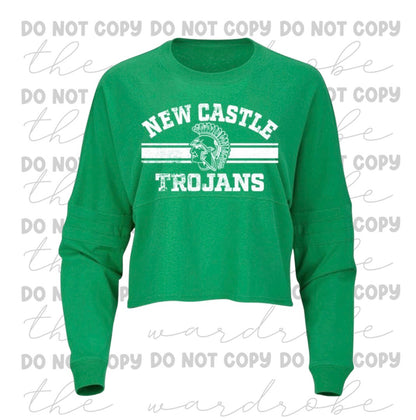 Ladies Boxy Crop Trojans Preorder