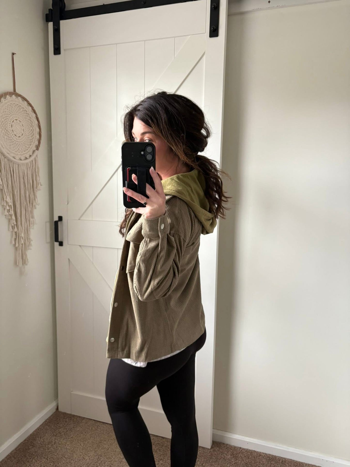 PREORDER: Cozy Grid Hooded Jacket