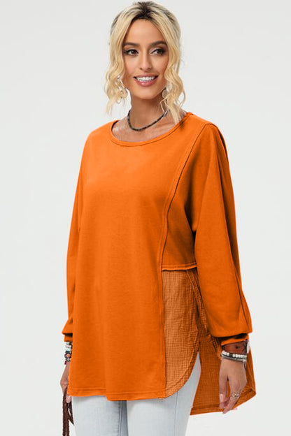 PREORDER: Long Sleeve High-Low Tunic