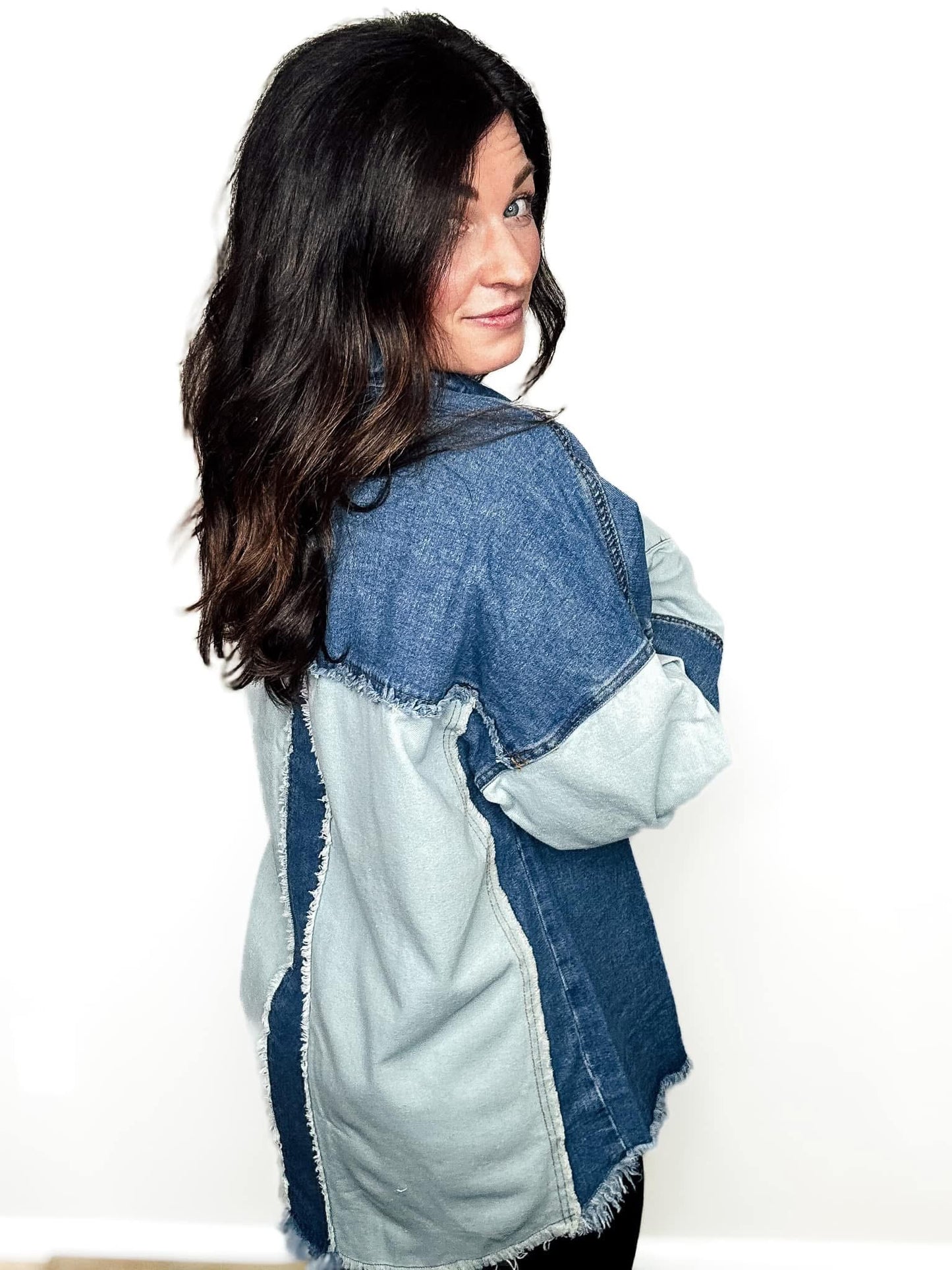 PREORDER: Downtown Daze Denim Shacket