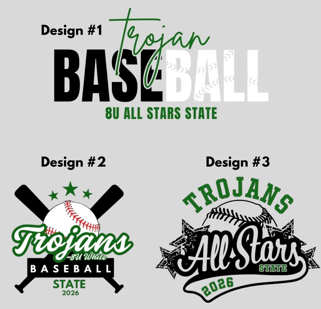 Trojan 8U WHITE All Star Preorder
