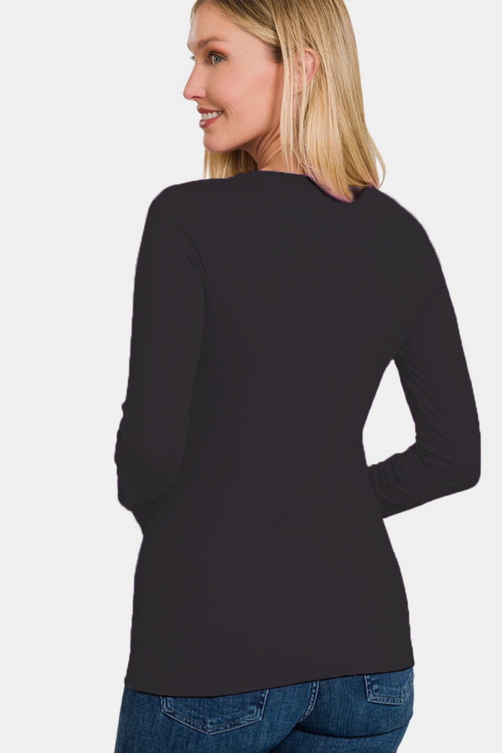 Zenana Long Sleeve Basic