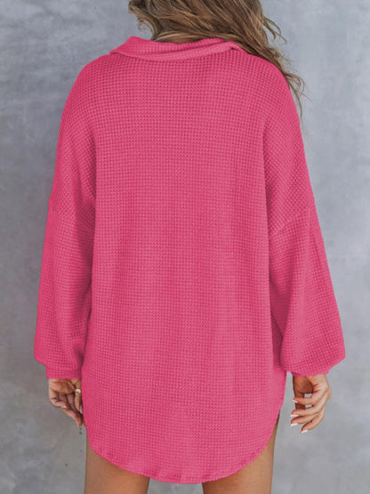 PREORDER: Waffle-Knit Pullover