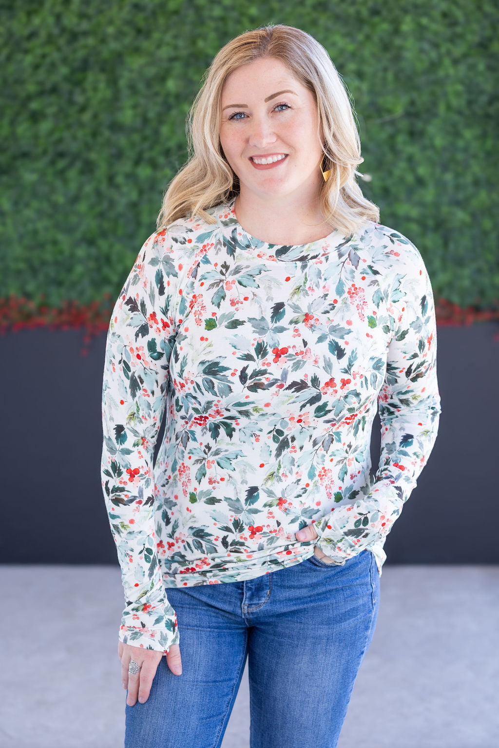 Blair Long Sleeve Top - Winter Berry