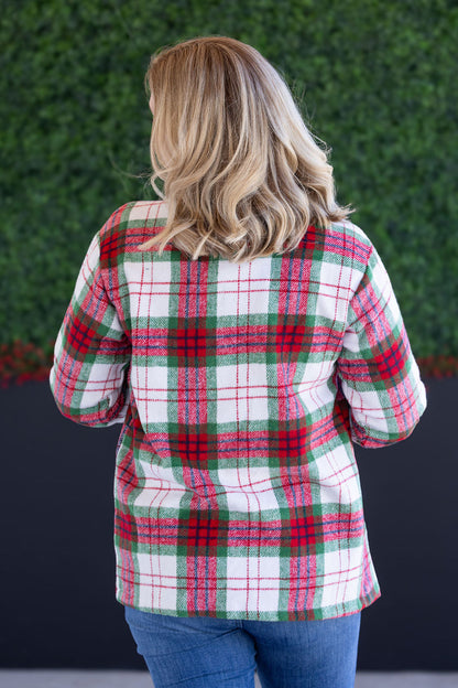 Plaid Shacket - Christmas Plaid
