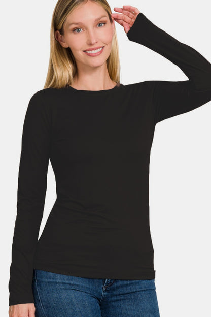 Zenana Long Sleeve Basic