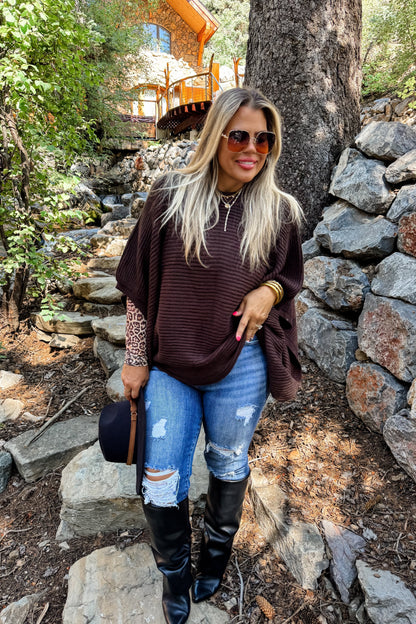 PREORDER: Fall Meg Pullover Poncho, End November Arrival