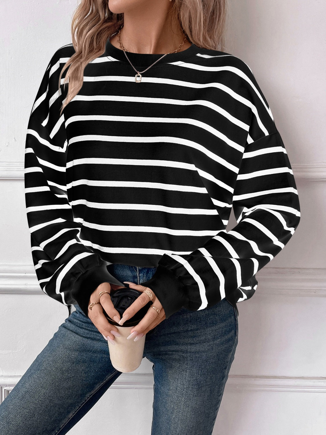 PREORDER: Oversized Striped Pullover in Three Colors