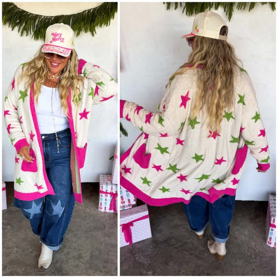 PREORDER: Christmas Cloud Cardigan, Late October Arrival