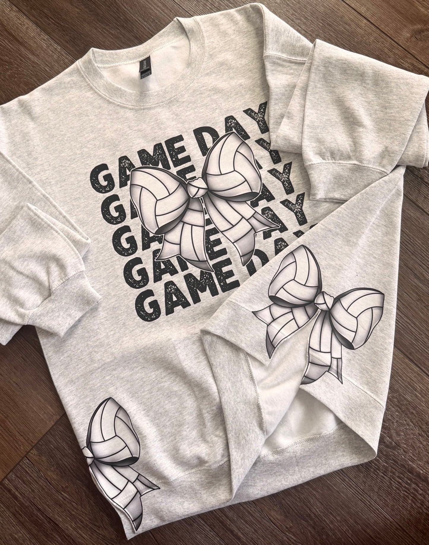 Volleyball Bow Sweatshirt Preorder