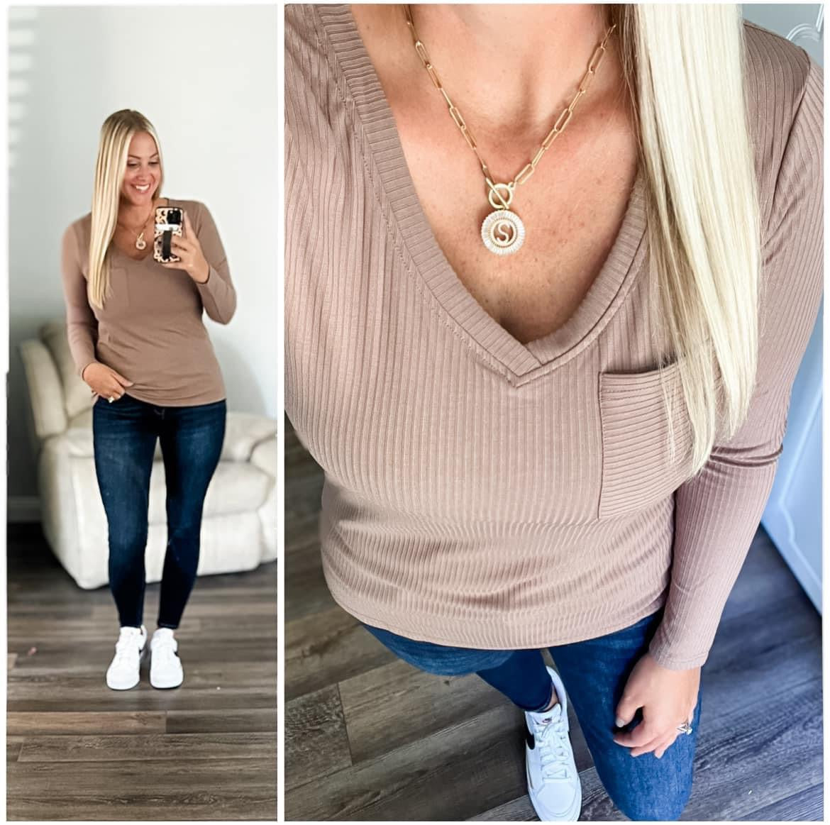 PREORDER: Ella Ribbed Knit Top