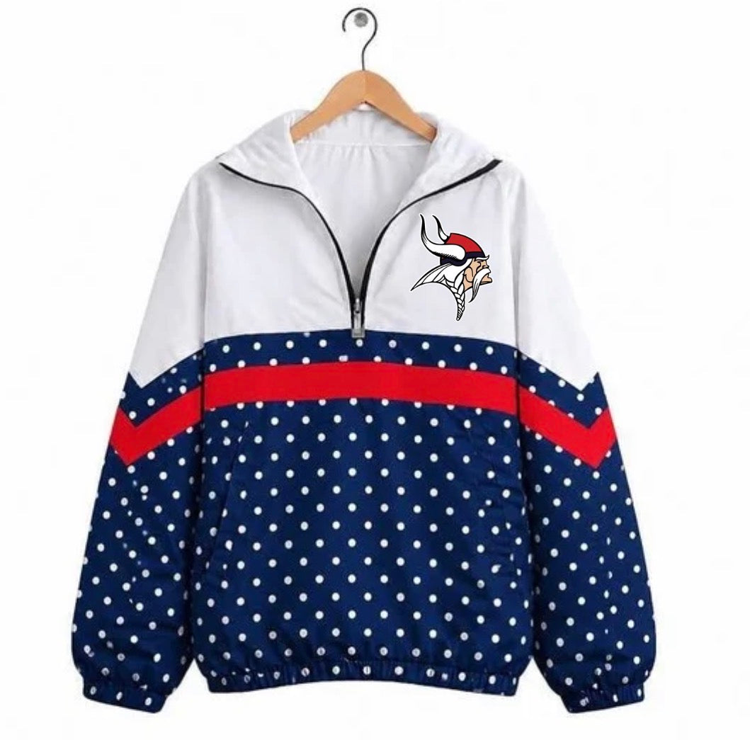 VIKINGS Varsity Remix Quarter Zip Preorder, ETA: 6 weeks
