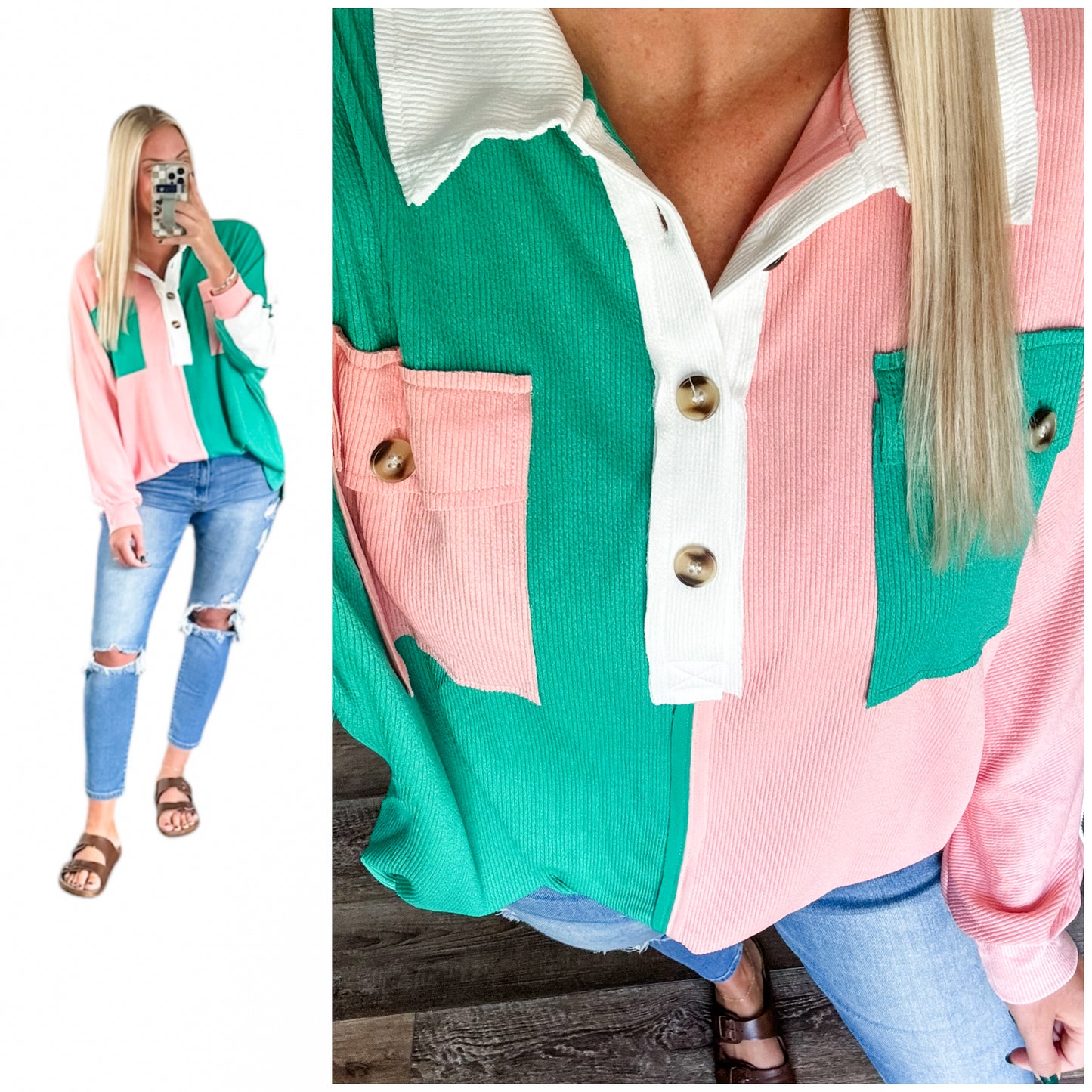 Preorder: Oversized Colorblock Bliss Pullover