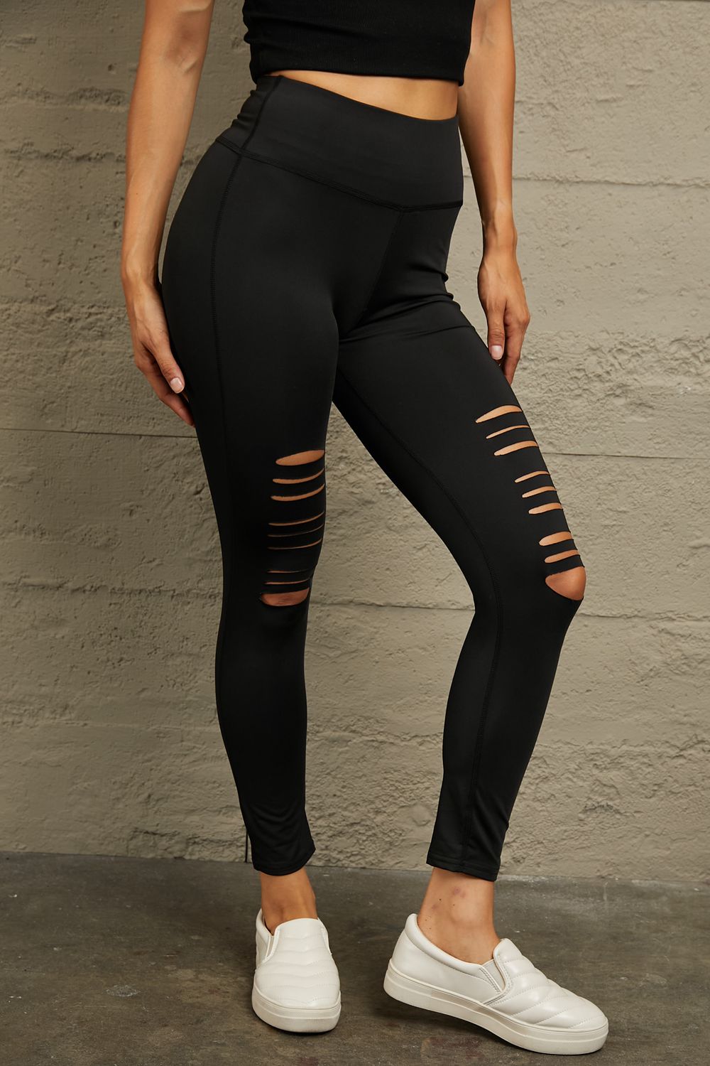 PREORDER: Distressed Leggings