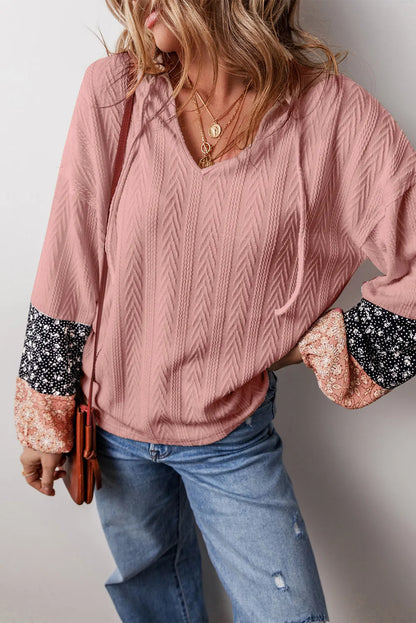 PREORDER: Textured Fall Floral Top