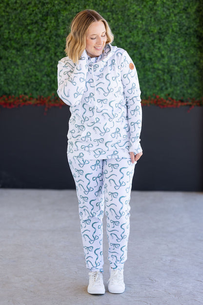 Classic Joggers - Green Ribbons