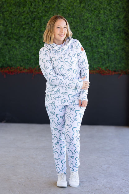 Classic Joggers - Green Ribbons