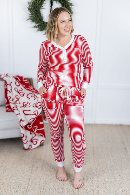 Candy Cane Pajama Set