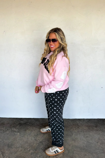 PREORDER: Polka Dot Black Denim, Early September Arrival