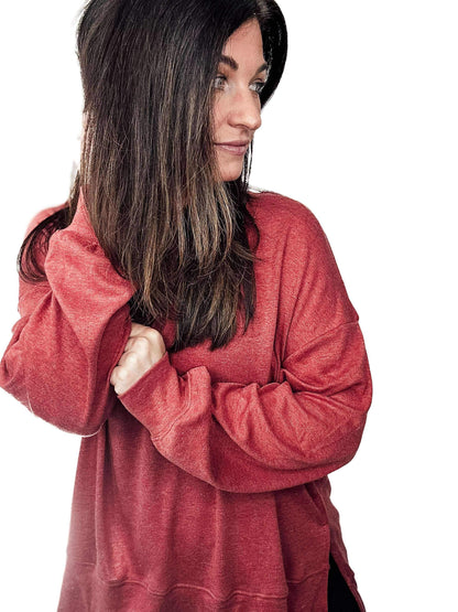 Preorder: Wine Down Oversized Pullover