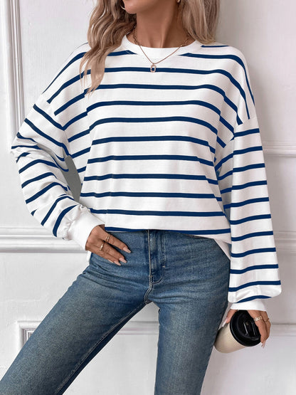 PREORDER: Oversized Striped Pullover in Three Colors