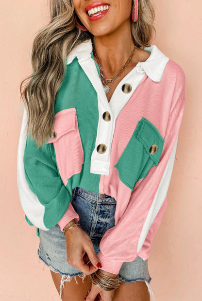 Preorder: Oversized Colorblock Bliss Pullover