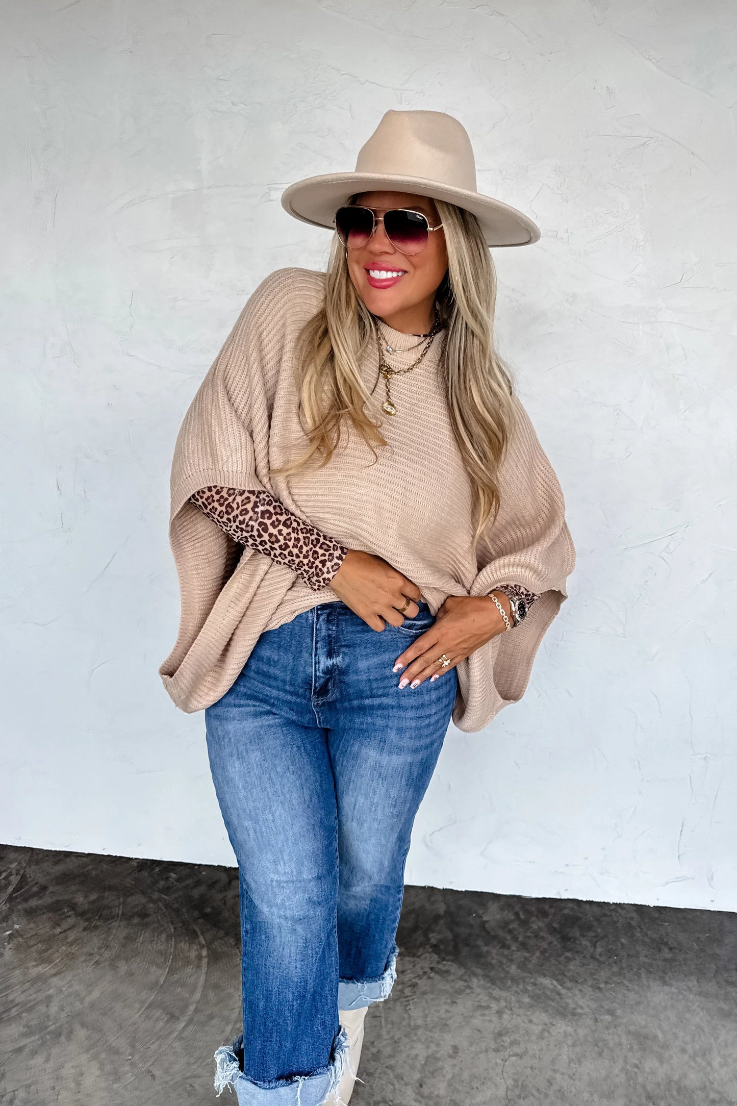PREORDER: Fall Meg Pullover Poncho, End November Arrival