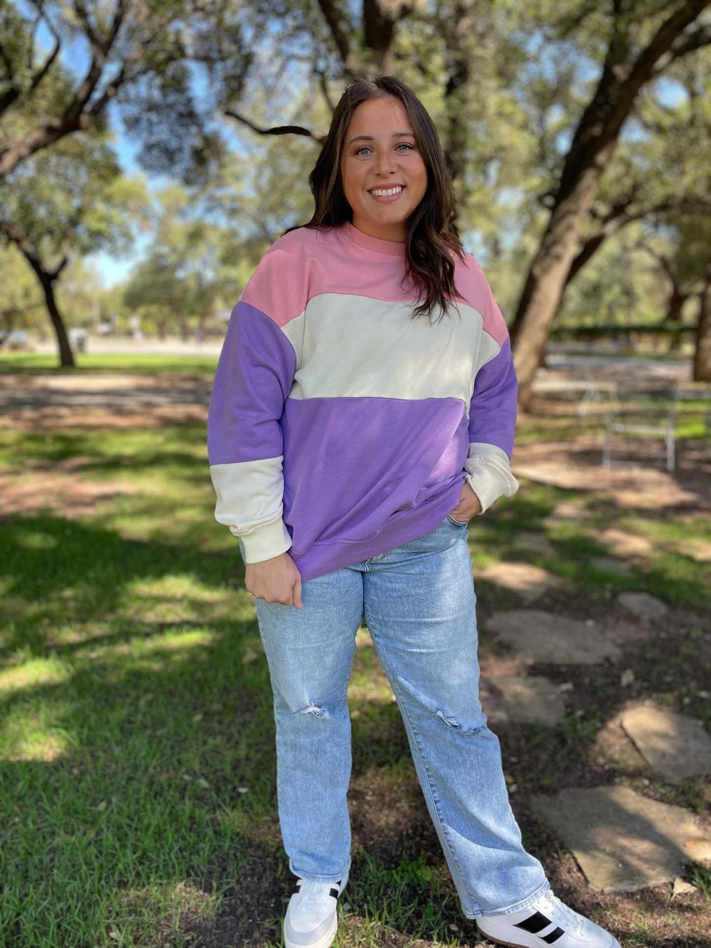 Finnley Colorblock Pullover in Four Colors