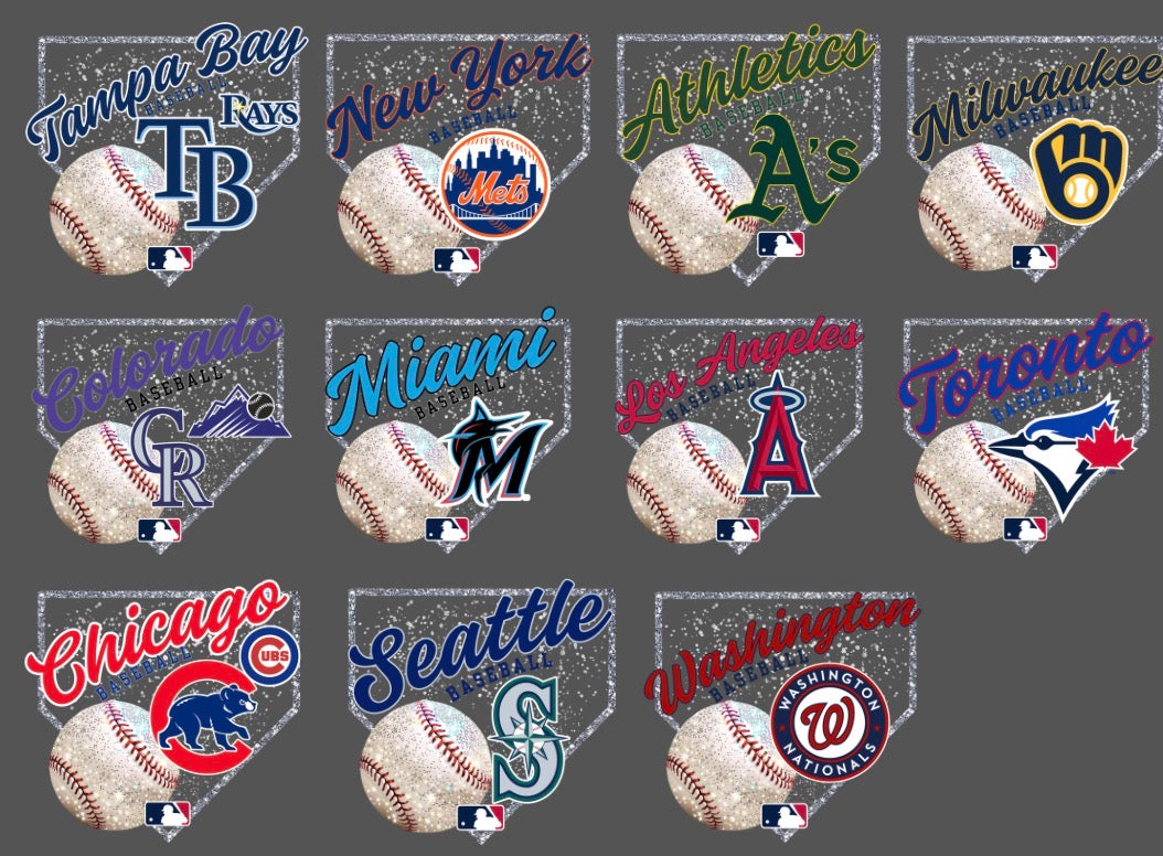 Faux Glitter Baseball Preorder