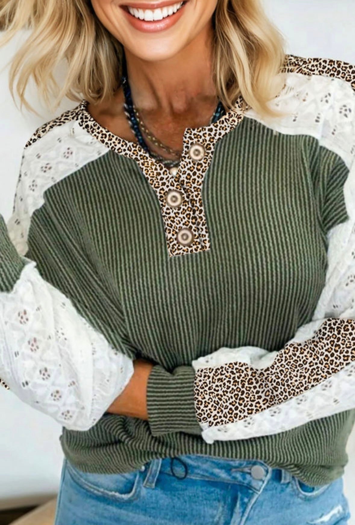PREORDER: Urban Knit Leopard Contrast
