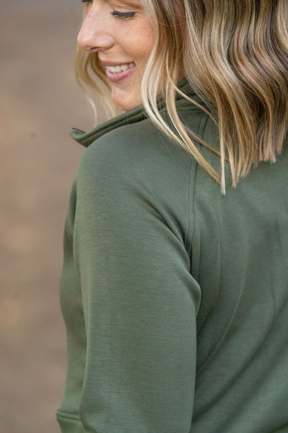 Mia Scuba Halfzip - Olive