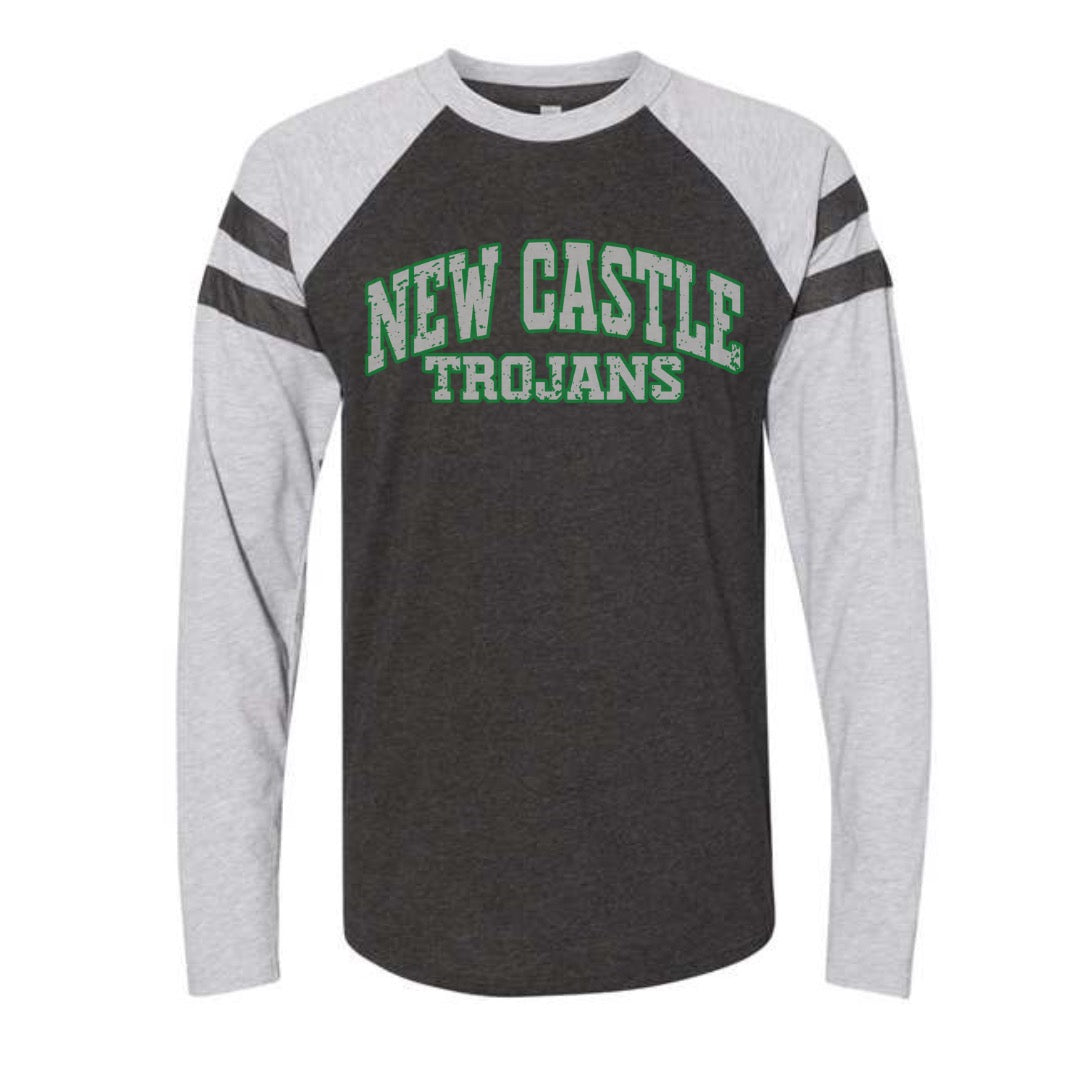 NC Trojans Long Sleeve Preorder, Charcoal