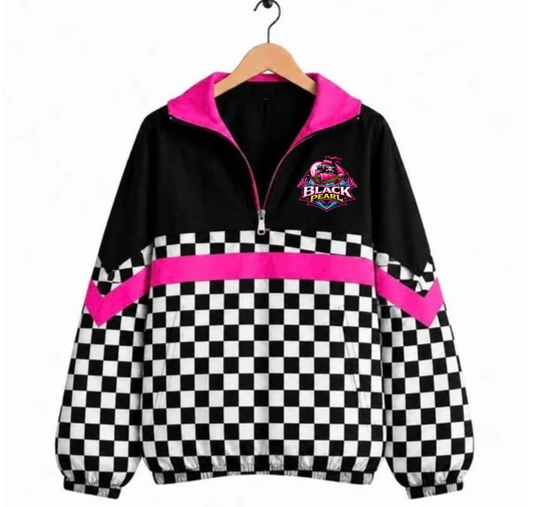 Black Pearl Varsity Remix Quarter Zip Preorder, ETA: 6 weeks