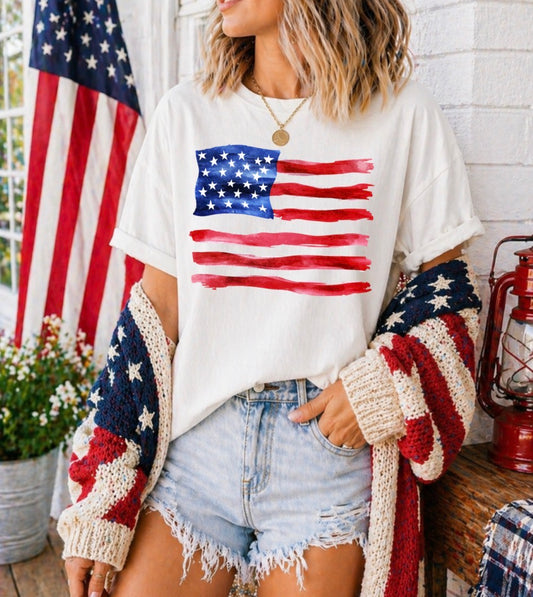 Watercolor Flag Preorder