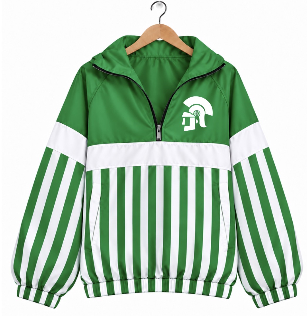 Candy Stripes Varsity Remix Quarter Zip Preorder, ETA: 6 weeks