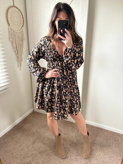 PREORDER: Bloom & Gather Smocked Babydoll Dress