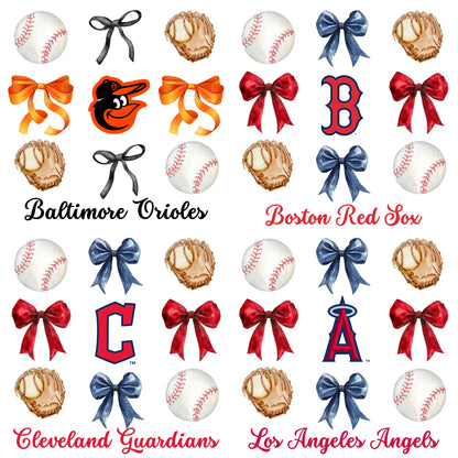 Baseball Team Bow Preorder
