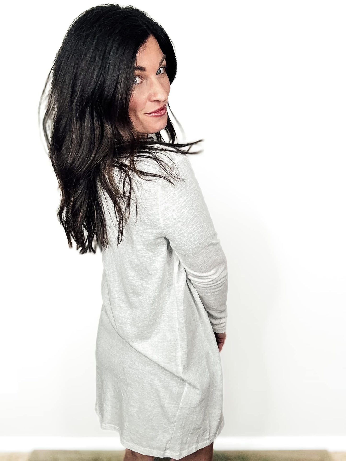 Preorder Button Down Long Sleeve Longline Cardigan