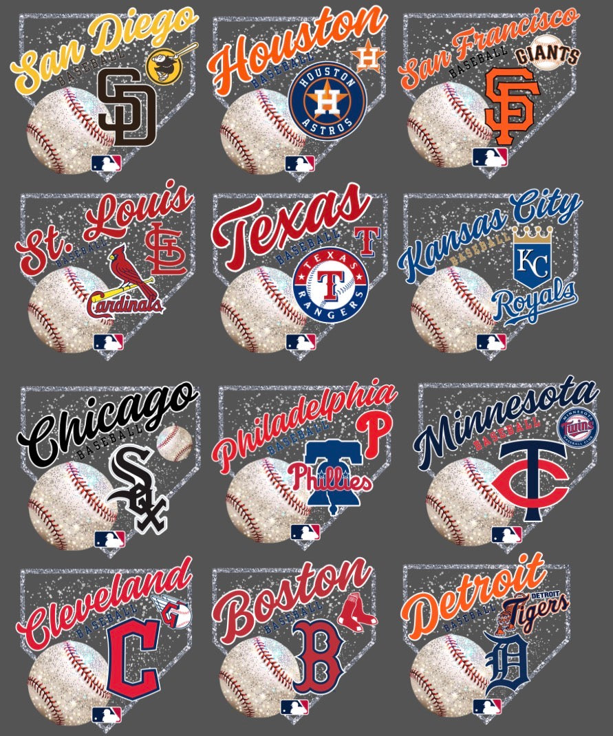 Faux Glitter Baseball Preorder
