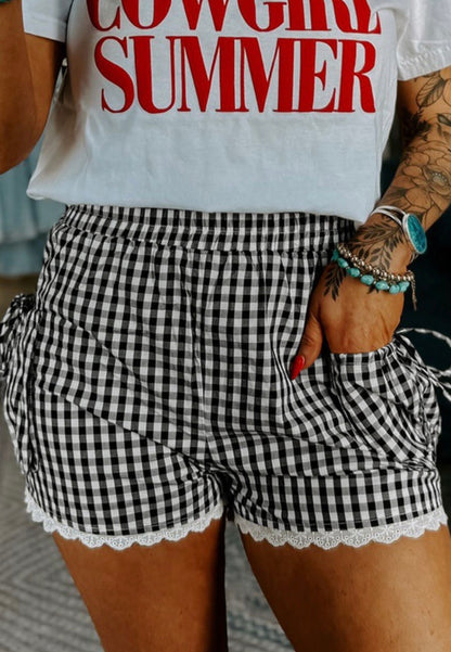 Gingham and Grace Shorts Preorder
