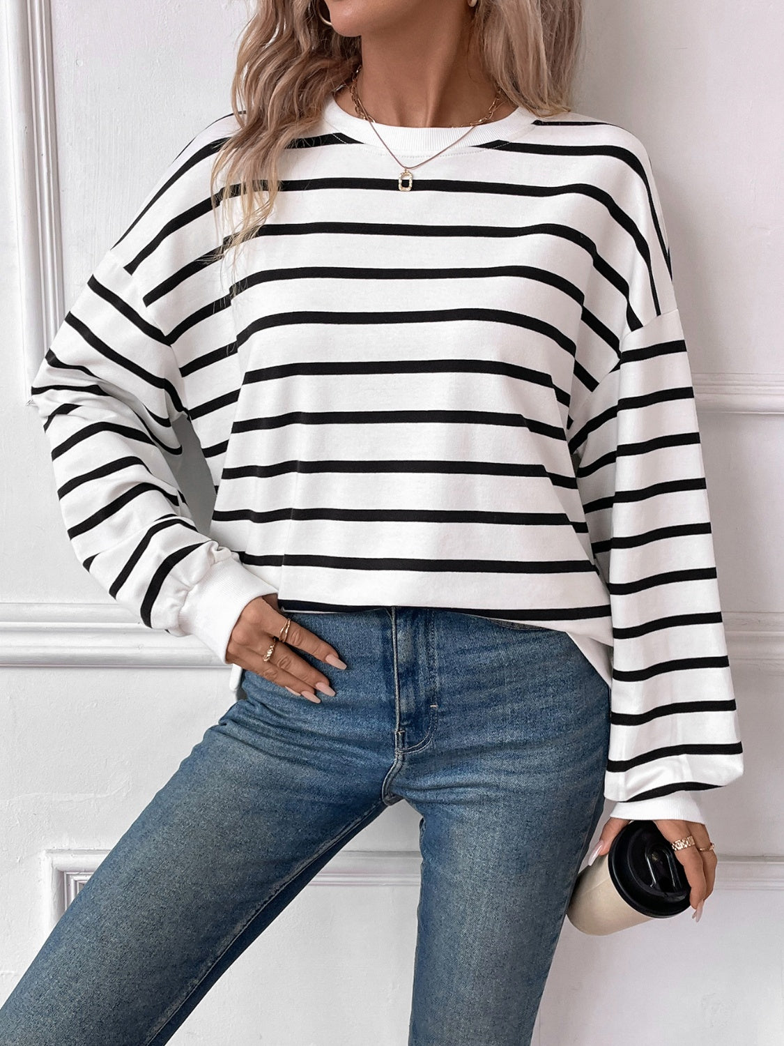 PREORDER: Oversized Striped Pullover in Three Colors