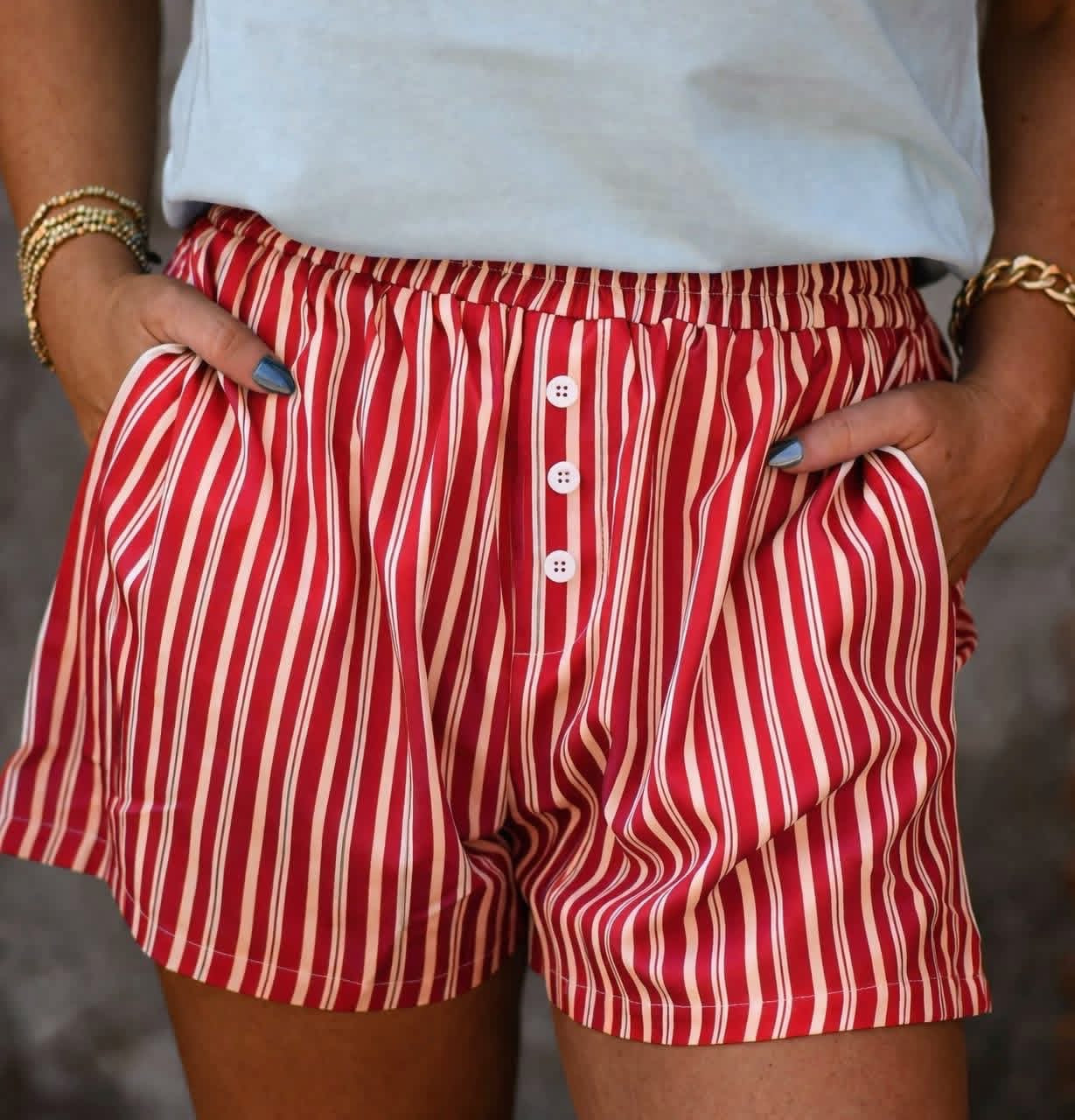 Striped Shorts Preorder, Late July Arrival