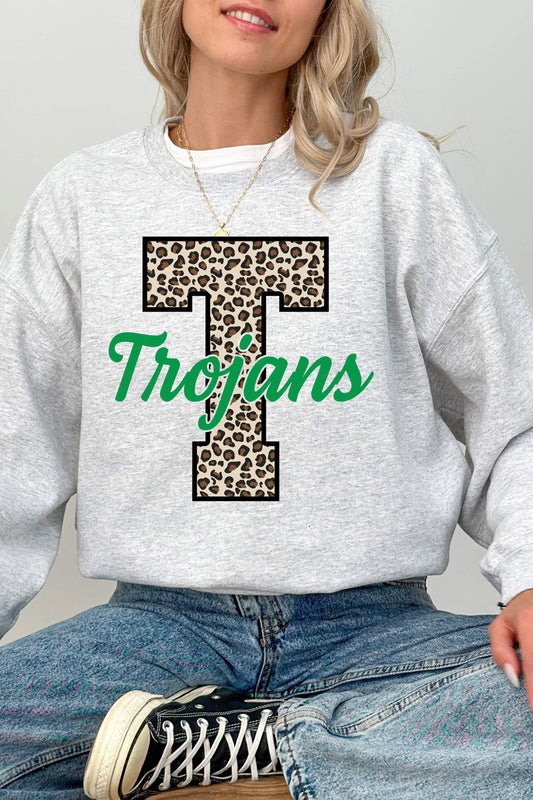 Leopard Initial Sweatshirt preorder