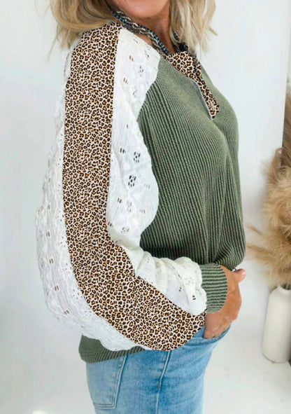 PREORDER: Urban Knit Leopard Contrast