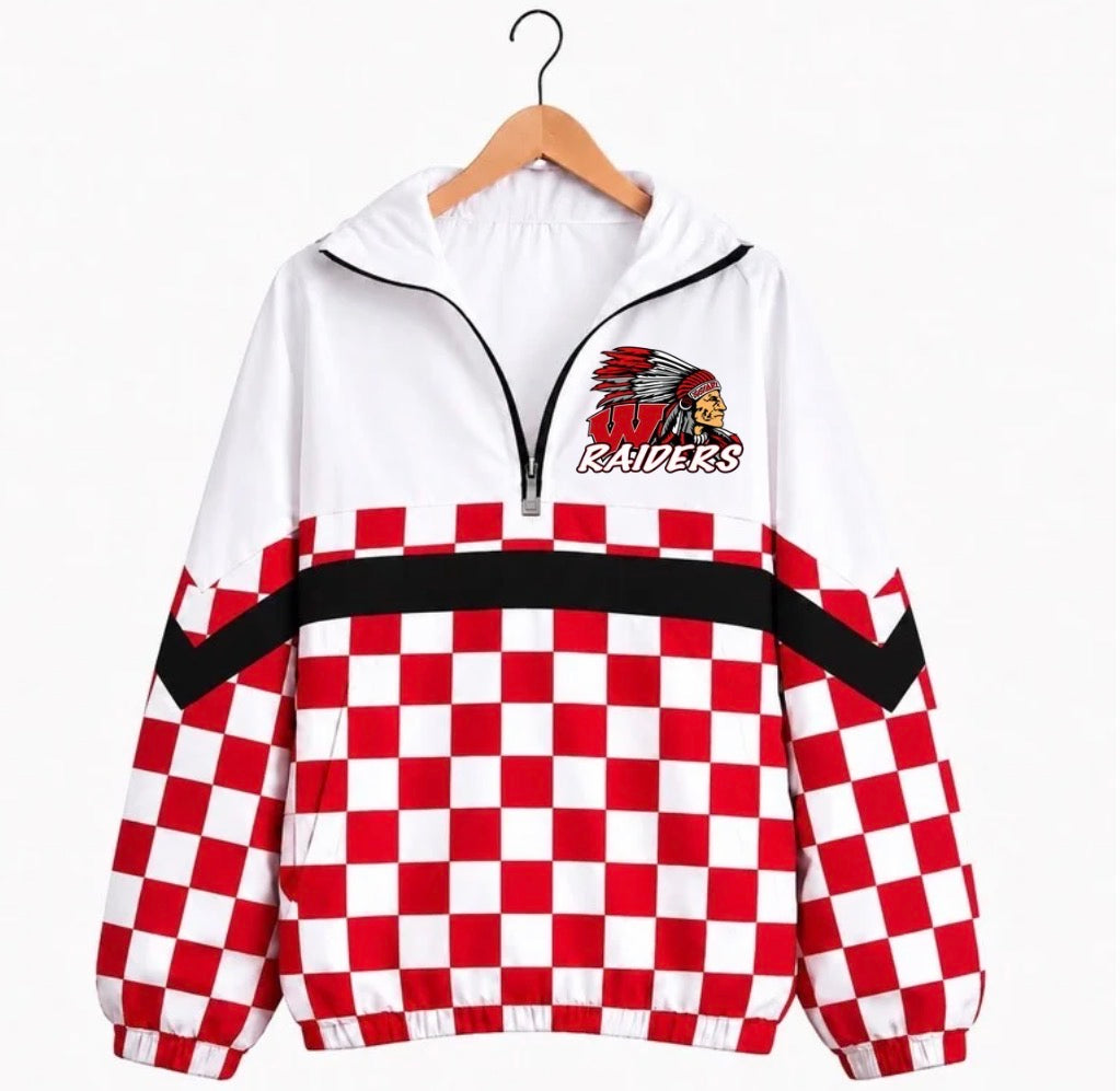 RAIDERS Varsity Remix Quarter Zip Preorder, ETA: 6 weeks