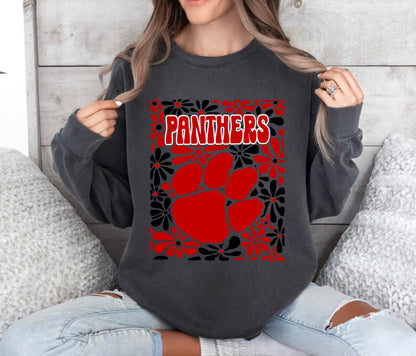 Floral Panthers on Comfort Colors Preorder