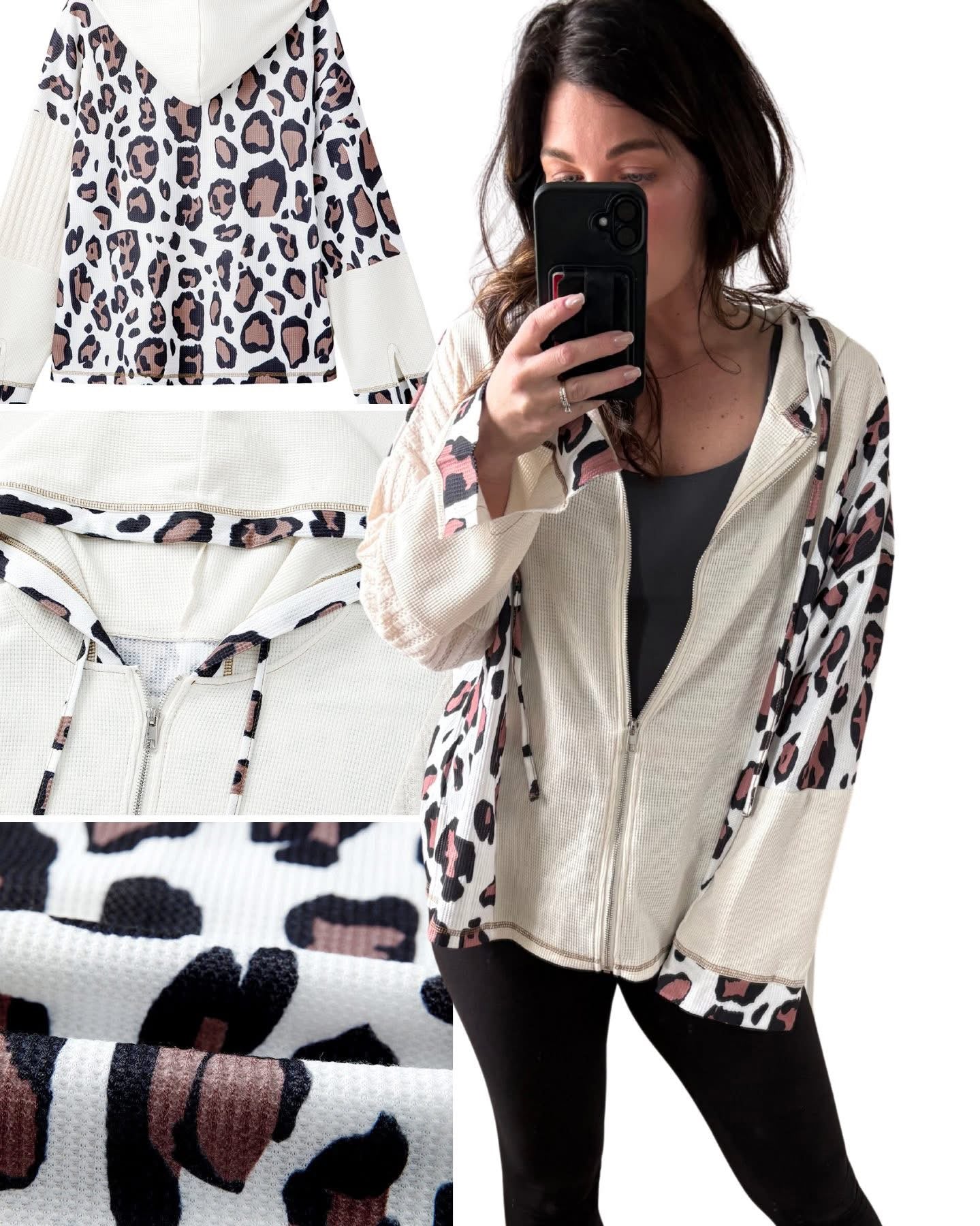 PREORDER: Oversized Wild Side Zip Up Hoodie