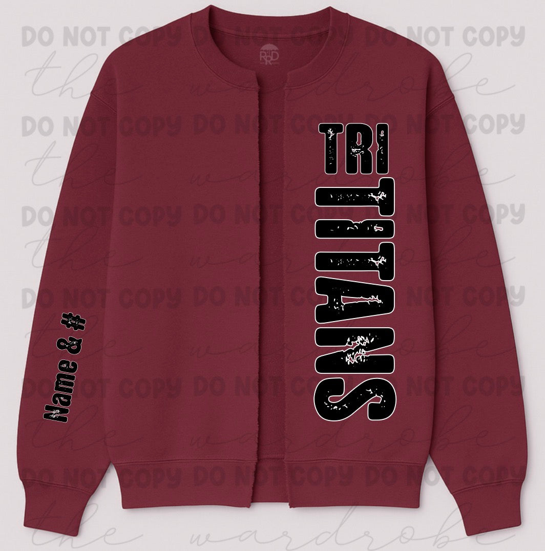 Custom Sweatshirt Cardigan Preorder