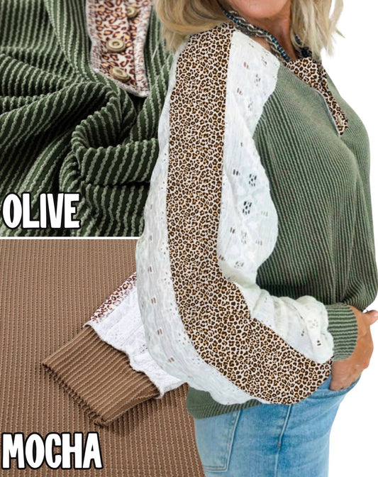 PREORDER: Urban Knit Leopard Contrast